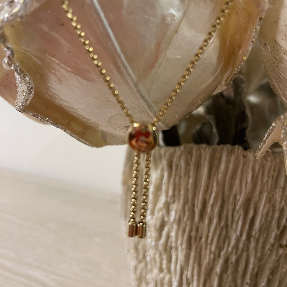 Michael Kors Adjustable Fuchsia Rhinestone Gold and Red Bracelet - Picture 8 of 11
